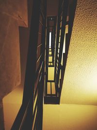 Low angle view of staircase in building