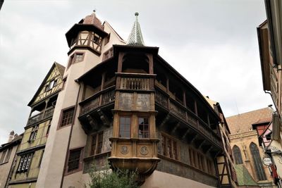 Low angle view of building against sky