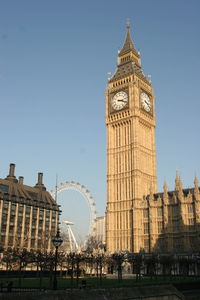 Low angle view of big ben