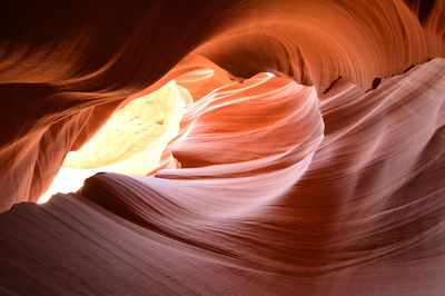 Rock formations in cave
