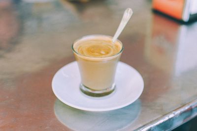 Close-up of coffee cup