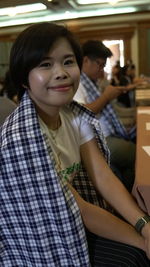 Portrait of a smiling girl