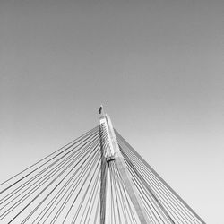 Low angle view of building against clear sky