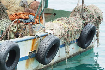 Fishing boat at sea