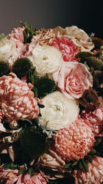 Close-up of rose bouquet