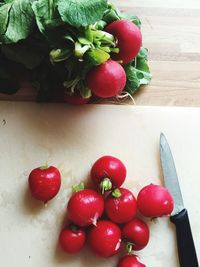 Full frame shot of red chili peppers