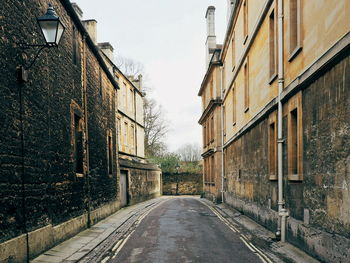 Alley in city