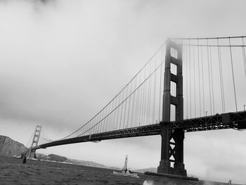 Golden gate bridge b and w 