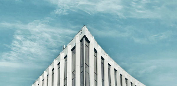 Low angle view of building against sky