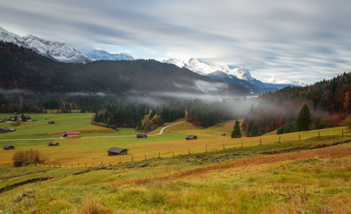 Scenic view of landscape against sky