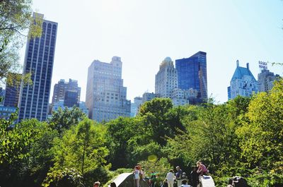 Skyscrapers in city