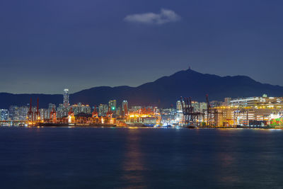 Buildings in city against sky