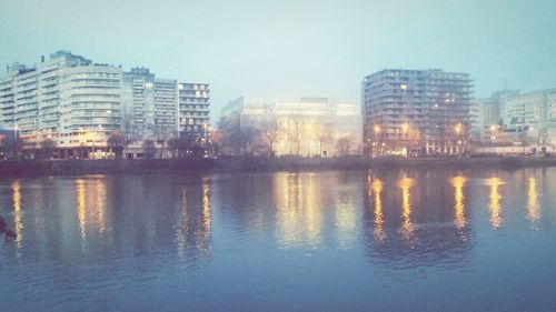 River with buildings in background