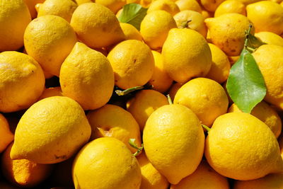 Full frame shot of fruits for sale at market stall