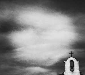 Low angle view of built structure against sky