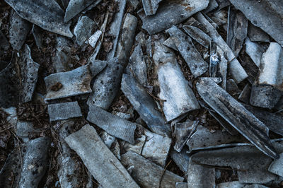 Full frame shot of cobblestone