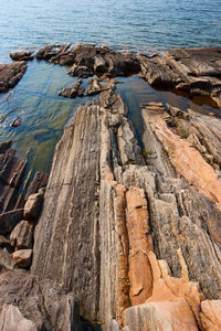 Rocky sea cliffs