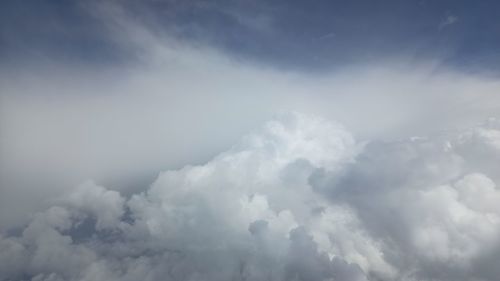 Low angle view of clouds in sky