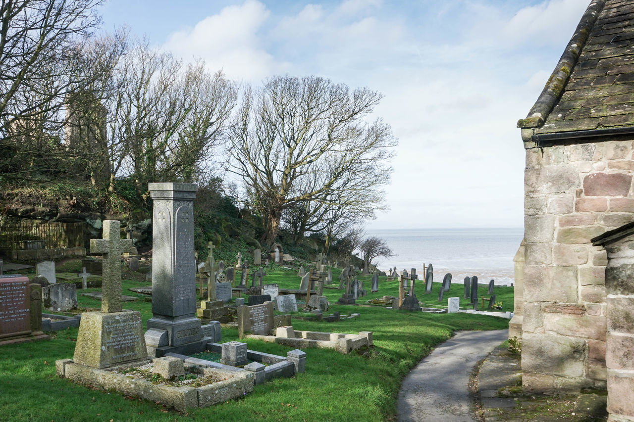 CEMETERY AGAINST SKY