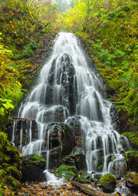 Waterfall in forest