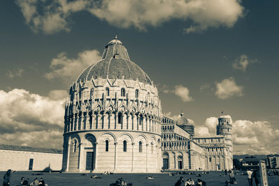 Cathedral against sky in city