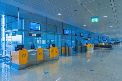 Interior of modern building