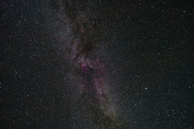 Low angle view of stars in sky