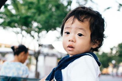 Portrait of cute boy