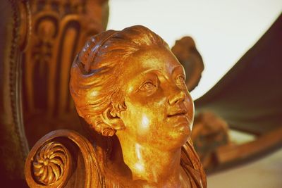 Close-up of statue