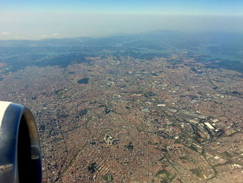 Aerial view of landscape