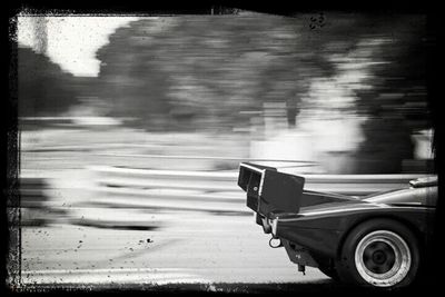 Car on road