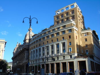 Low angle view of building against sky