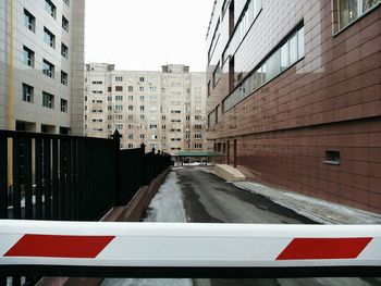 View of city street