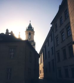 Low angle view of church