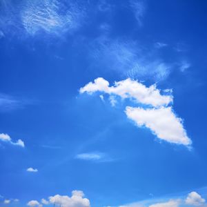 Low angle view of clouds in sky