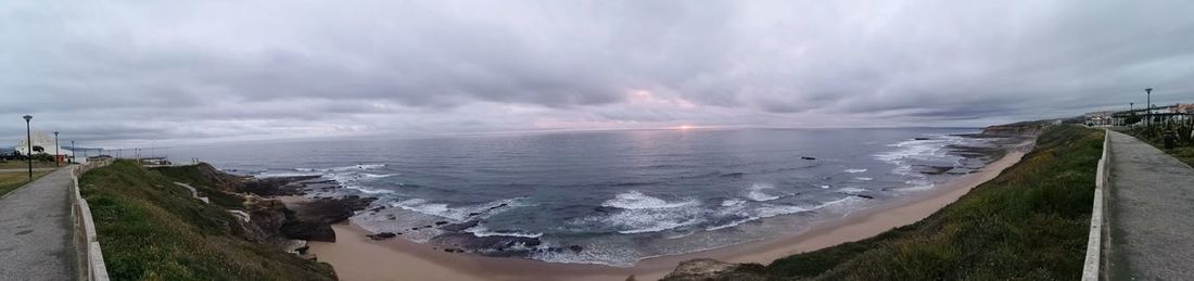 Panoramic view of sea against sky