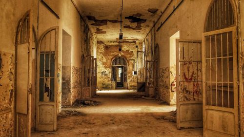 Interior of old building