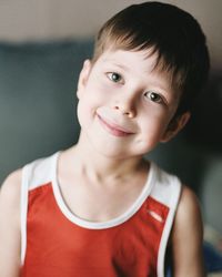 Portrait of smiling cute boy