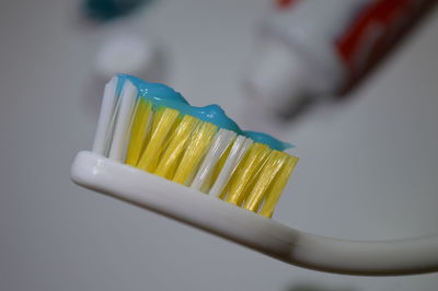 Close-up of toothbrush