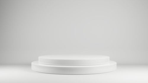 Close-up of white candle on table