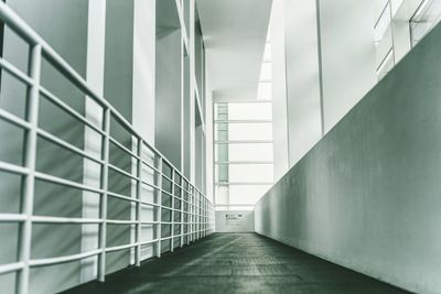 Empty corridor of building