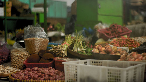 Fruits for sale in market