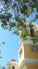 Low angle view of temple