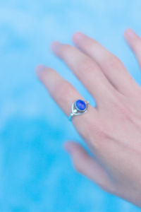 Close-up of woman hand