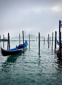 Boats in sea