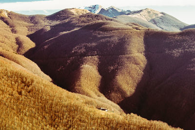 View of mountain range