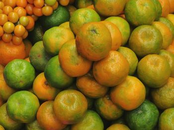 Full frame shot of fruits for sale at market stall