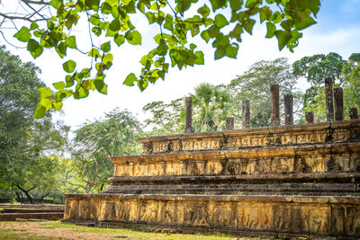 View of old ruins