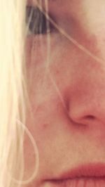 Close-up portrait of a girl