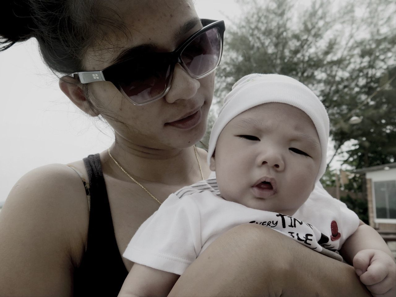 lifestyles, childhood, person, leisure activity, headshot, elementary age, cute, innocence, close-up, boys, girls, holding, focus on foreground, baby, front view, shirtless, babyhood